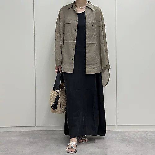 【エクラ/eclat】のリネンオーバーシャツ 人気、トレンドファッション・服の通販 founy(ファニー) 　ファッション　Fashion　レディースファッション　Fashion for Women　トップス・カットソー　Cut & Sew Tops　シャツ・ブラウス・オフィスカジュアル　Elegant Blouses & Button-Ups　リネン　Linen, Linen Fabric　人気　Popular, Best Seller　別注　Limited Edition, Custom Order　定番　Standard, Basic Item　水着　Swimsuit, Swimwear　洗える　Machine Washable　other-2|ID: prp329100004889174 ipo3291000000036526234