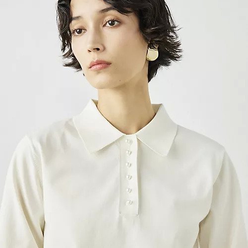 【ノーリーズ/NOLLEY'S】の《手洗い可能》コットンテックスポロニット インテリア・キッズ・メンズ・レディースファッション・服の通販 founy(ファニー) ファッション Fashion レディースファッション Fashion for Women トップス・カットソー Cut & Sew Tops ニット Knit Tops & Sweaters 2026年 2026 アクセサリー Fashion Accessories ストレッチ Stretch, Stretchy Fabric パール Pearl, Pearl Accent フェミニン Feminine, Girly ベーシック Basic, Essential 春 Spring エクリュ|ID: prp329100004889190 ipo3291000000036526354