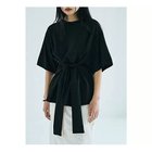 【マージュール/marjour】のWAIST TIE OVER TEE BLACK|ID: prp329100004890774 ipo3291000000037221358