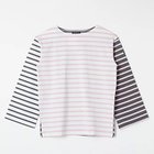 【ルミノア/Le minor】の【HPS別注】JEANNE 人気、トレンドファッション・服の通販 founy(ファニー) ファッション Fashion レディースファッション Fashion for Women 洗える Machine Washable ショルダー Shoulder, Shoulder Strap ストライプ Stripe, Striped Pattern ドロップ Drop Shoulder, Dropped Style パープル Purple, Violet フィット Fit, Slim Fit フロント Front, Front Design ベーシック Basic, Essential ボーダー Border, Stripe 別注 Limited Edition, Custom Order thumbnail ROSE PINK|ID: prp329100004890797 ipo3291000000036554218