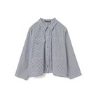 【ミズイロ インド/mizuiro ind】のストライプカバーオール 人気、トレンドファッション・服の通販 founy(ファニー) ファッション Fashion レディースファッション Fashion for Women インナー Innerwear コンパクト Compact, Small Size ジャケット Jacket, Outerwear ストライプ Stripe, Striped Pattern フロント Front, Front Design ポケット Pocket, Pocket Detail 今季 This Season, Current Season 定番 Standard, Basic Item thumbnail ネイビー|ID: prp329100004894986 ipo3291000000036592505
