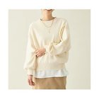 【エニー/ANY】のスウェットライクニット 人気、トレンドファッション・服の通販 founy(ファニー) ファッション Fashion レディースファッション Fashion for Women トップス・カットソー Cut & Sew Tops ニット Knit Tops & Sweaters レディースパーカー・カジュアルフーディー Casual Hoodies & Sweatshirts スウェット・クルーネックトップス Sweatshirts & Crewnecks / Relaxed Fit Sweat Tops クッション Cushion, Throw Pillow ストレッチ Stretch, Stretchy Fabric スリット Slit, Slit Detail タンク Tank Top, Sleeveless Top ボトム Bottoms, Lower Wear おすすめ Recommended / Our Picks エレガント 上品 Elegant thumbnail エクリュ|ID: prp329100004898287 ipo3291000000036643779