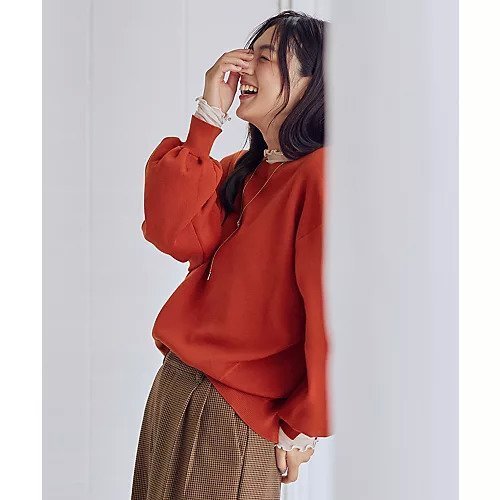 【エニー/ANY】のスウェットライクニット 人気、トレンドファッション・服の通販 founy(ファニー) 　ファッション　Fashion　レディースファッション　Fashion for Women　トップス・カットソー　Cut & Sew Tops　ニット　Knit Tops & Sweaters　レディースパーカー・カジュアルフーディー　Casual Hoodies & Sweatshirts　スウェット・クルーネックトップス　Sweatshirts & Crewnecks / Relaxed Fit Sweat Tops　クッション　Cushion, Throw Pillow　ストレッチ　Stretch, Stretchy Fabric　スリット　Slit, Slit Detail　タンク　Tank Top, Sleeveless Top　ボトム　Bottoms, Lower Wear　おすすめ　Recommended / Our Picks　エレガント 上品　Elegant　other-3|ID: prp329100004898287 ipo3291000000036643788