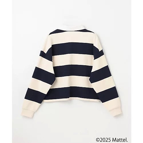 【エニー/ANY】の【Barbie(TM)】ラガーシャツ 人気、トレンドファッション・服の通販 founy(ファニー) 　ファッション　Fashion　レディースファッション　Fashion for Women　トップス・カットソー　Cut & Sew Tops　シャツ・ブラウス・オフィスカジュアル　Elegant Blouses & Button-Ups　カットソー　Cut and Sewn Top　カリフォルニア　California, Cali Style　キャップ　Cap, Baseball Cap　クロップド　Cropped, Short Length　スキッパー　Skipper, Open Collar　デニム　Denim, Jeans Material　トレンド　Trend, Trending Now　人気　Popular, Best Seller　長袖　Long Sleeve, Full Sleeve　フィット　Fit, Slim Fit　フリル　Frill, Ruffle　リボン　Ribbon, Bow　プチプライス・低価格　Affordable / Budget Price　おすすめ　Recommended / Our Picks　other-2|ID: prp329100004898288 ipo3291000000036643801