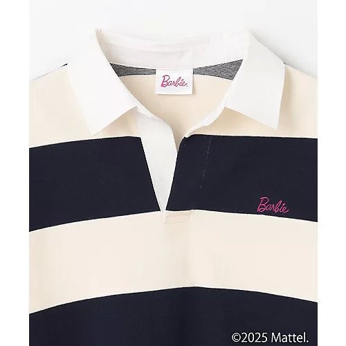 【エニー/ANY】の【Barbie(TM)】ラガーシャツ 人気、トレンドファッション・服の通販 founy(ファニー) 　ファッション　Fashion　レディースファッション　Fashion for Women　トップス・カットソー　Cut & Sew Tops　シャツ・ブラウス・オフィスカジュアル　Elegant Blouses & Button-Ups　カットソー　Cut and Sewn Top　カリフォルニア　California, Cali Style　キャップ　Cap, Baseball Cap　クロップド　Cropped, Short Length　スキッパー　Skipper, Open Collar　デニム　Denim, Jeans Material　トレンド　Trend, Trending Now　人気　Popular, Best Seller　長袖　Long Sleeve, Full Sleeve　フィット　Fit, Slim Fit　フリル　Frill, Ruffle　リボン　Ribbon, Bow　プチプライス・低価格　Affordable / Budget Price　おすすめ　Recommended / Our Picks　other-3|ID: prp329100004898288 ipo3291000000036643802