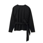 【イーバイエクラ/E by eclat】のウエストリボンリラクシートップス 人気、トレンドファッション・服の通販 founy(ファニー) ファッション Fashion レディースファッション Fashion for Women トップス・カットソー Cut & Sew Tops カットソー Cut and Sewn Top フロント Front, Front Design ボトム Bottoms, Lower Wear リボン Ribbon, Bow エレガント 上品 Elegant 洗える Machine Washable thumbnail ブラック|ID: prp329100004898304 ipo3291000000036644064