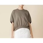 【サクラ/SACRA】のDOUBLE KNITTED CLOTH 人気、トレンドファッション・服の通販 founy(ファニー) ファッション Fashion レディースファッション Fashion for Women トップス・カットソー Cut & Sew Tops ニット Knit Tops & Sweaters ギャザー Gathered, Ruffled クロップド Cropped, Short Length スリーブ Sleeve, Long Sleeve / Short Sleeve ダブル Double, Double-Breasted フォルム Silhouette, Form ラウンド Round, Round Neck thumbnail ASH KHAKI|ID: prp329100004898305 ipo3291000000036644082