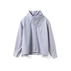 【ミズイロ インド/mizuiro ind】のストライプスカーフカラーシャツ 人気、トレンドファッション・服の通販 founy(ファニー) ファッション Fashion レディースファッション Fashion for Women トップス・カットソー Cut & Sew Tops シャツ・ブラウス・オフィスカジュアル Elegant Blouses & Button-Ups スカーフ Scarf, Neckwear ストライプ Stripe, Striped Pattern スリット Slit, Slit Detail ドッキング Docking, Mixed Material ブロード Broadcloth, Fine Cotton 無地 Plain, Solid Color thumbnail ネイビー|ID: prp329100004898310 ipo3291000000036644144