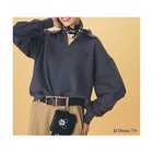 【エニー/ANY】の【ディズニー】ミッキーマウス/レトロスウェット 人気、トレンドファッション・服の通販 founy(ファニー) ファッション Fashion レディースファッション Fashion for Women トップス・カットソー Cut & Sew Tops レディースパーカー・カジュアルフーディー Casual Hoodies & Sweatshirts スウェット・クルーネックトップス Sweatshirts & Crewnecks / Relaxed Fit Sweat Tops コレクション Collection, Seasonal Line 巾着 Drawstring Bag, Kinchaku スウェット / スエット Sweatshirt, Sweatwear スキッパー Skipper, Open Collar フェイクレザー Faux Leather, PU Leather フェイス Face, Facial Design プリント Print, Printed Pattern ワイド Wide, Wide Fit おすすめ Recommended / Our Picks エレガント 上品 Elegant thumbnail ネイビー|ID: prp329100004898792 ipo3291000000036649701
