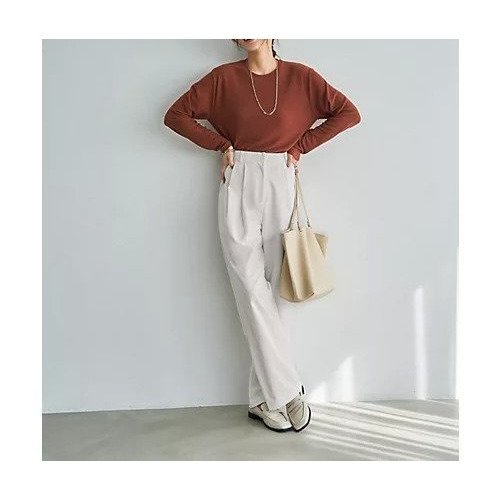 【スタイルデリ/STYLE DELI】の絶妙に緩いフワとろカットソートップス 人気、トレンドファッション・服の通販 founy(ファニー) ファッション Fashion レディースファッション Fashion for Women トップス・カットソー Cut & Sew Tops カットソー・ベーシックTシャツ Cut-and-Sewn Tops / Stretch Tees & Basics イエロー Yellow インナー Innerwear オレンジ Orange カットソー Cut and Sewn Top サロペット Overalls, Salopette ストライプ Stripe, Striped Pattern ストレート Straight, Straight Cut スリット Slit, Slit Detail とろみ Fluid, Flowy Fabric 長袖 Long Sleeve, Full Sleeve ベスト Vest, Waistcoat other-2|ID: prp329100004898803 ipo3291000000036649784