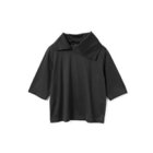 【ミズイロ インド/mizuiro ind】のアシンメトリーカラープルオーバー 人気、トレンドファッション・服の通販 founy(ファニー) ファッション Fashion レディースファッション Fashion for Women トップス・カットソー Cut & Sew Tops カジュアルプルオーバー・ニットトップス Pullovers & Knit Tops / Casual Pullovers インナー Innerwear カットソー Cut and Sewn Top シンプル Simple, Minimal ボトム Bottoms, Lower Wear エレガント 上品 Elegant thumbnail ブラック|ID: prp329100004898844 ipo3291000000036650142