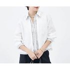 【ノーリーズ/NOLLEY'S】のウォッシャブルレイヤード風ショート丈シャツ 人気、トレンドファッション・服の通販 founy(ファニー) ファッション Fashion レディースファッション Fashion for Women トップス・カットソー Cut & Sew Tops シャツ・ブラウス・オフィスカジュアル Elegant Blouses & Button-Ups 2026年 2026 シアー Sheer, See-Through ショート Short, Short Length ストライプ Stripe, Striped Pattern 今季 This Season, Current Season 無地 Plain, Solid Color thumbnail ホワイト|ID: prp329100004899587 ipo3291000000036658015