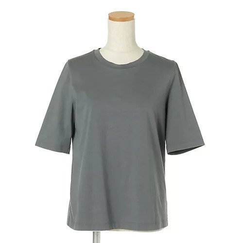 【イーバイエクラ/E by eclat】の大人五分袖Tシャツ 人気、トレンドファッション・服の通販 founy(ファニー) 　ファッション　Fashion　レディースファッション　Fashion for Women　トップス・カットソー　Cut & Sew Tops　シャツ・ブラウス・オフィスカジュアル　Elegant Blouses & Button-Ups　ロングTシャツ・Tシャツ　Longline T-Shirts & Tees　シルク　Silk, 100% Silk　今季　This Season, Current Season　洗える　Machine Washable　 other-1|ID: prp329100004903025 ipo3291000000036695236