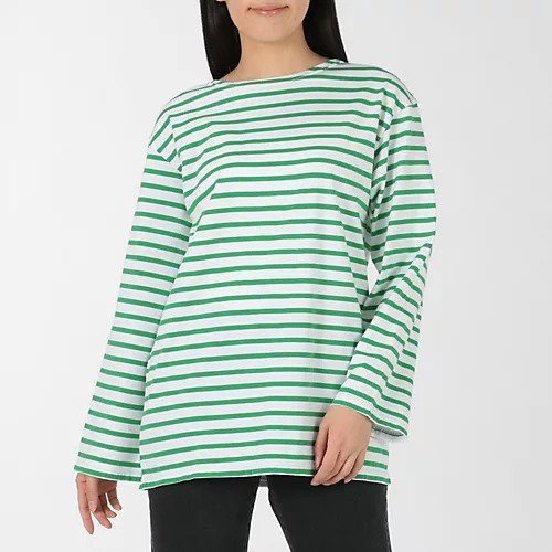 【ザシンゾーン/THE Shinzone】のマリンボーダーTシャツ インテリア・キッズ・メンズ・レディースファッション・服の通販 founy(ファニー) 　ファッション　Fashion　レディースファッション　Fashion for Women　トップス・カットソー　Cut & Sew Tops　シャツ・ブラウス・オフィスカジュアル　Elegant Blouses & Button-Ups　ロングTシャツ・Tシャツ　Longline T-Shirts & Tees　インナー　Innerwear　ジャケット　Jacket, Outerwear　フィット　Fit, Slim Fit　フォルム　Silhouette, Form　ボーダー　Border, Stripe　夏　Summer　定番　Standard, Basic Item　グリーン|ID: prp329100004903029 ipo3291000000036695284