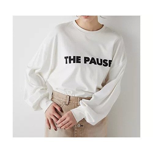 【ウィムガゼット/Whim Gazette】の【THE PAUSE】THE PAUSEロングスリーブTシャツ 人気、トレンドファッション・服の通販 founy(ファニー) 　ファッション　Fashion　レディースファッション　Fashion for Women　トップス・カットソー　Cut & Sew Tops　シャツ・ブラウス・オフィスカジュアル　Elegant Blouses & Button-Ups　ロングTシャツ・Tシャツ　Longline T-Shirts & Tees　ヴィンテージ　Vintage Style　カットソー　Cut and Sewn Top　グラデーション　Gradient, Ombre　シンプル　Simple, Minimal　スタイリッシュ　Stylish, Fashionable　スリーブ　Sleeve, Long Sleeve / Short Sleeve　バランス　Balance, Style Balance　ベーシック　Basic, Essential　モノトーン　Monotone, Black and White　ルーズ　Loose, Oversized　ロング　Long, Long-Length　ワーク　Workwear, Utility Style　other-3|ID: prp329100004903036 ipo3291000000036695334