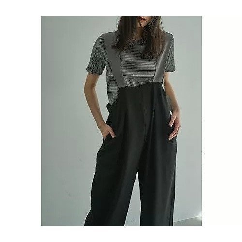 【マージュール/marjour】のMOCHI BORDER TEE 人気、トレンドファッション・服の通販 founy(ファニー) 　ファッション　Fashion　レディースファッション　Fashion for Women　おすすめ　Recommended / Our Picks　カットソー　Cut and Sewn Top　サロペット　Overalls, Salopette　ストレッチ　Stretch, Stretchy Fabric　フィット　Fit, Slim Fit　ポケット　Pocket, Pocket Detail　夏　Summer　 other-1|ID: prp329100004903037 ipo3291000000036695342