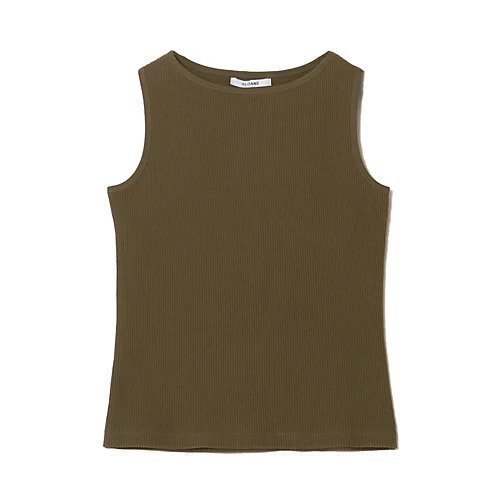 【エクラ/eclat】の【宮崎桃代さん別注】ワッフルタンクトップ インテリア・キッズ・メンズ・レディースファッション・服の通販 founy(ファニー) 　ファッション　Fashion　レディースファッション　Fashion for Women　タンク　Tank Top, Sleeveless Top　ワッフル　Waffle, Waffle Knit　今季　This Season, Current Season　別注　Limited Edition, Custom Order　夏　Summer　洗える　Machine Washable　カーキブラウン|ID: prp329100004903047 ipo3291000000036731179