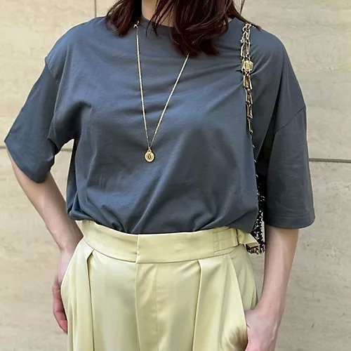 【アンスクリア/INSCRIRE】のソフトジャージーTシャツ 人気、トレンドファッション・服の通販 founy(ファニー) 　ファッション　Fashion　レディースファッション　Fashion for Women　トップス・カットソー　Cut & Sew Tops　シャツ・ブラウス・オフィスカジュアル　Elegant Blouses & Button-Ups　ロングTシャツ・Tシャツ　Longline T-Shirts & Tees　インナー　Innerwear　エアリー　Airy Texture　ショルダー　Shoulder, Shoulder Strap　ドレープ　Drape, Draping Fabric　ドロップ　Drop Shoulder, Dropped Style　洗える　Machine Washable　other-2|ID: prp329100004903049 ipo3291000000036695417