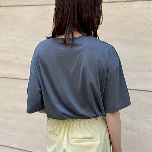 【アンスクリア/INSCRIRE】のソフトジャージーTシャツ 人気、トレンドファッション・服の通販 founy(ファニー) 　ファッション　Fashion　レディースファッション　Fashion for Women　トップス・カットソー　Cut & Sew Tops　シャツ・ブラウス・オフィスカジュアル　Elegant Blouses & Button-Ups　ロングTシャツ・Tシャツ　Longline T-Shirts & Tees　インナー　Innerwear　エアリー　Airy Texture　ショルダー　Shoulder, Shoulder Strap　ドレープ　Drape, Draping Fabric　ドロップ　Drop Shoulder, Dropped Style　洗える　Machine Washable　other-3|ID: prp329100004903049 ipo3291000000036695420