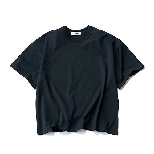 【エクラ/eclat】のハーフスリーブTシャツ インテリア・キッズ・メンズ・レディースファッション・服の通販 founy(ファニー) 　ファッション　Fashion　レディースファッション　Fashion for Women　トップス・カットソー　Cut & Sew Tops　シャツ・ブラウス・オフィスカジュアル　Elegant Blouses & Button-Ups　ロングTシャツ・Tシャツ　Longline T-Shirts & Tees　スリーブ　Sleeve, Long Sleeve / Short Sleeve　ハーフ　Half, Half-Length　ボックス　Boxy, Box Shape　別注　Limited Edition, Custom Order　洗える　Machine Washable　ブラック|ID: prp329100004903052 ipo3291000000036695431