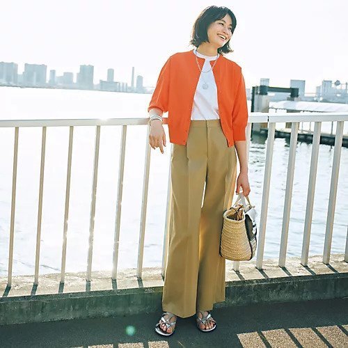 【イーバイエクラ/E by eclat】の六分袖カーディガン 人気、トレンドファッション・服の通販 founy(ファニー) 　ファッション　Fashion　レディースファッション　Fashion for Women　トップス・カットソー　Cut & Sew Tops　カーディガン・羽織り　Layered Style Cardigans　なめらか　Smooth, Silky Texture　カーディガン　Cardigan, Knitwear　ギャザー　Gathered, Ruffled　バランス　Balance, Style Balance　フリル　Frill, Ruffle　洗える　Machine Washable　other-2|ID: prp329100004906691 ipo3291000000036738284