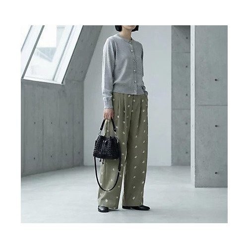 【スタイルデリ/STYLE DELI】の【BLK001】リサイクルポリニュアンス釦カーディガン 人気、トレンドファッション・服の通販 founy(ファニー) 　ファッション　Fashion　レディースファッション　Fashion for Women　トップス・カットソー　Cut & Sew Tops　カーディガン・羽織り　Layered Style Cardigans　カーディガン　Cardigan, Knitwear　コンパクト　Compact, Small Size　シンプル　Simple, Minimal　スラックス　Slacks, Dress Pants　バランス　Balance, Style Balance　フォルム　Silhouette, Form　ベーシック　Basic, Essential　ルーズ　Loose, Oversized　ロング　Long, Long-Length　ワイド　Wide, Wide Fit　other-2|ID: prp329100004906700 ipo3291000000036738368