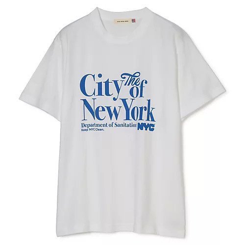 【グッドロックスピード/GOOD ROCK SPEED】のNYC Tshirts インテリア・キッズ・メンズ・レディースファッション・服の通販 founy(ファニー) 　ファッション　Fashion　レディースファッション　Fashion for Women　トップス・カットソー　Cut & Sew Tops　シャツ・ブラウス・オフィスカジュアル　Elegant Blouses & Button-Ups　ロングTシャツ・Tシャツ　Longline T-Shirts & Tees　グラフィック　Graphic, Graphic Design　コラボ　Collaboration, Collab　ニューヨーク　New York, NYC Style　リラックス　Relax, Relaxed Fit　洗える　Machine Washable　ホワイト|ID: prp329100004907901 ipo3291000000036758551