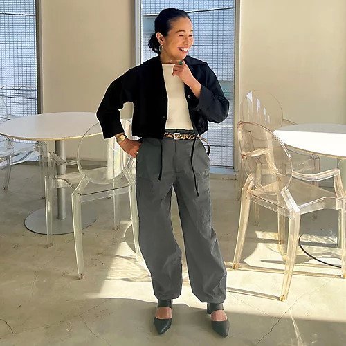 【エクラ/eclat】の【宮崎桃代さん別注】クロップトシャツ 人気、トレンドファッション・服の通販 founy(ファニー) 　ファッション　Fashion　レディースファッション　Fashion for Women　トップス・カットソー　Cut & Sew Tops　シャツ・ブラウス・オフィスカジュアル　Elegant Blouses & Button-Ups　バランス　Balance, Style Balance　別注　Limited Edition, Custom Order　洗える　Machine Washable　other-3|ID: prp329100004907903 ipo3291000000036758579