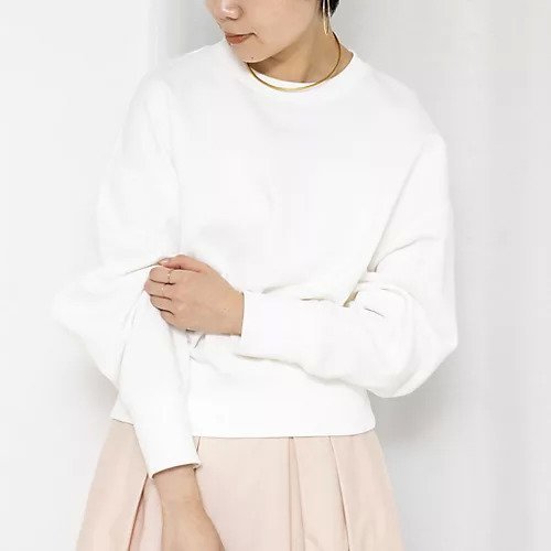 【ノーリーズソフィー/NOLLEY'S sophi】のウォッシャブルスウェットプルオーバー インテリア・キッズ・メンズ・レディースファッション・服の通販 founy(ファニー) 　ファッション　Fashion　レディースファッション　Fashion for Women　トップス・カットソー　Cut & Sew Tops　レディースパーカー・カジュアルフーディー　Casual Hoodies & Sweatshirts　カジュアルプルオーバー・ニットトップス　Pullovers & Knit Tops / Casual Pullovers　スウェット・クルーネックトップス　Sweatshirts & Crewnecks / Relaxed Fit Sweat Tops　2026年　2026　インナー　Innerwear　ショート　Short, Short Length　トレンド　Trend, Trending Now　レース　Lace, Lace Fabric　ワイド　Wide, Wide Fit　ホワイト|ID: prp329100004914110 ipo3291000000036825015