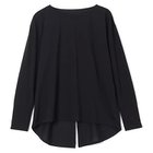【スアデオ/suadeo】のバックスリットルーズトップス 人気、トレンドファッション・服の通販 founy(ファニー) ファッション Fashion レディースファッション Fashion for Women トップス・カットソー Cut & Sew Tops なめらか Smooth, Silky Texture インナー Innerwear シルク Silk, 100% Silk シンプル Simple, Minimal スリット Slit, Slit Detail プレート Plate, Dish 洗える Machine Washable A/W・秋冬 Autumn/Winter thumbnail ネイビー|ID: prp329100004914486 ipo3291000000036830877