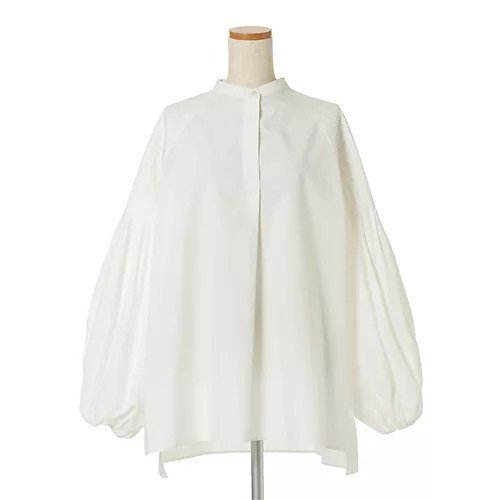 【エクラ/eclat】の袖ボリュームシャツ インテリア・キッズ・メンズ・レディースファッション・服の通販 founy(ファニー) ファッション Fashion レディースファッション Fashion for Women トップス・カットソー Cut & Sew Tops シャツ・ブラウス・オフィスカジュアル Elegant Blouses & Button-Ups 別注 Limited Edition, Custom Order 洗える Machine Washable ホワイト|ID: prp329100004916922 ipo3291000000036862840