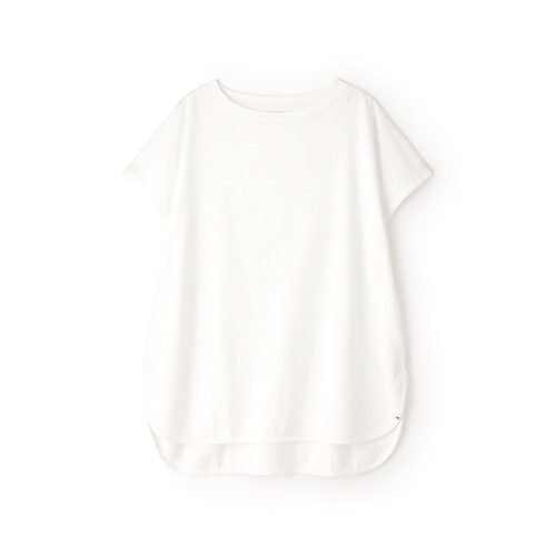 【ヒューマンウーマン/HUMAN WOMAN】のフレンチスリーブ天竺Tシャツ 人気、トレンドファッション・服の通販 founy(ファニー) 　ファッション　Fashion　レディースファッション　Fashion for Women　トップス・カットソー　Cut & Sew Tops　シャツ・ブラウス・オフィスカジュアル　Elegant Blouses & Button-Ups　ロングTシャツ・Tシャツ　Longline T-Shirts & Tees　おすすめ　Recommended / Our Picks　インナー　Innerwear　カーディガン　Cardigan, Knitwear　シンプル　Simple, Minimal　スタンダード　Standard, Basic　スリーブ　Sleeve, Long Sleeve / Short Sleeve　フレンチ　French, French Style　プリント　Print, Printed Pattern　ベーシック　Basic, Essential　ロング　Long, Long-Length　other-3|ID: prp329100004916945 ipo3291000000036862999