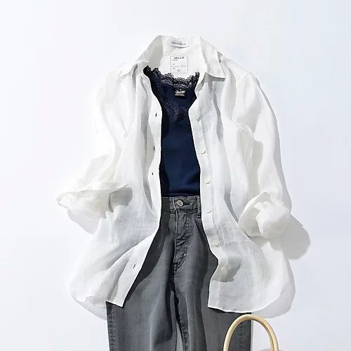 【マディソンブルー/MADISONBLUE】のMADAME SHIRT RAMIE 人気、トレンドファッション・服の通販 founy(ファニー) 　ファッション　Fashion　レディースファッション　Fashion for Women　トップス・カットソー　Cut & Sew Tops　シャツ・ブラウス・オフィスカジュアル　Elegant Blouses & Button-Ups　ジャケット　Jacket, Outerwear　ドレス　Dress, One-Piece　定番　Standard, Basic Item　洗える　Machine Washable　other-3|ID: prp329100004918538 ipo3291000000036891795