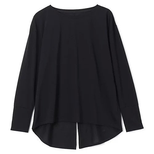 【スアデオ/suadeo】のバックスリットルーズトップス インテリア・キッズ・メンズ・レディースファッション・服の通販 founy(ファニー) 　ファッション　Fashion　レディースファッション　Fashion for Women　トップス・カットソー　Cut & Sew Tops　なめらか　Smooth, Silky Texture　インナー　Innerwear　シルク　Silk, 100% Silk　シンプル　Simple, Minimal　スリット　Slit, Slit Detail　プレート　Plate, Dish　洗える　Machine Washable　A/W・秋冬　Autumn/Winter　ネイビー|ID: prp329100004918568 ipo3291000000036892309