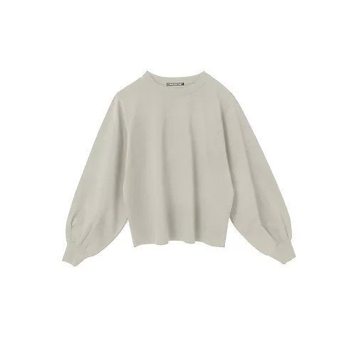 【ミズイロ インド/mizuiro ind】のパフスリーブロングT インテリア・キッズ・メンズ・レディースファッション・服の通販 founy(ファニー) 　ファッション　Fashion　レディースファッション　Fashion for Women　シンプル　Simple, Minimal　スリーブ　Sleeve, Long Sleeve / Short Sleeve　フィット　Fit, Slim Fit　ベージュ|ID: prp329100004918573 ipo3291000000036892374