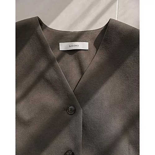 【スアデオ/suadeo】の涼感ジレ 人気、トレンドファッション・服の通販 founy(ファニー) 　ファッション　Fashion　レディースファッション　Fashion for Women　アウター　Coat / Outerwear Collection　トップス・カットソー　Cut & Sew Tops　ベスト&ジレ / 重ね着スタイル　Vests & Gilets　インナー　Innerwear　洗える　Machine Washable　秋　Autumn　カットソー　Cut and Sewn Top　コンパクト　Compact, Small Size　吸水　Absorbent, Quick-Dry　ストレッチ　Stretch, Stretchy Fabric　スポーツ　Sports, Activewear　セットアップ　Set-Up, Coordinated Outfit　タンブラー　Tumbler, Travel Mug　テーラード　Tailored, Tailored Fit　バランス　Balance, Style Balance　ロング　Long, Long-Length　おすすめ　Recommended / Our Picks　夏　Summer　エレガント 上品　Elegant　other-2|ID: prp329100004918575 ipo3291000000036892400