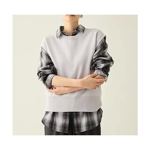 【エニー/ANY】のフレンチスリーブニット インテリア・キッズ・メンズ・レディースファッション・服の通販 founy(ファニー) ファッション Fashion レディースファッション Fashion for Women トップス・カットソー Cut & Sew Tops ニット Knit Tops & Sweaters 秋 Autumn カットソー Cut and Sewn Top ストレッチ Stretch, Stretchy Fabric スリット Slit, Slit Detail ロング Long, Long-Length ワイド Wide, Wide Fit エレガント 上品 Elegant ライトグレー|ID: prp329100004918663 ipo3291000000036893973