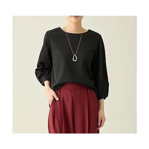 【エニー/ANY】のコンフォータブル袖タックブラウス インテリア・キッズ・メンズ・レディースファッション・服の通販 founy(ファニー) ファッション Fashion レディースファッション Fashion for Women トップス・カットソー Cut & Sew Tops シャツ・ブラウス・オフィスカジュアル Elegant Blouses & Button-Ups 秋 Autumn コンシャス Conscious, Bodycon シンプル Simple, Minimal スリット Slit, Slit Detail デニム Denim, Jeans Material バランス Balance, Style Balance ロング Long, Long-Length おすすめ Recommended / Our Picks ビジネス 仕事 通勤 Business / Work / Commuting ブラック|ID: prp329100004918664 ipo3291000000036893989