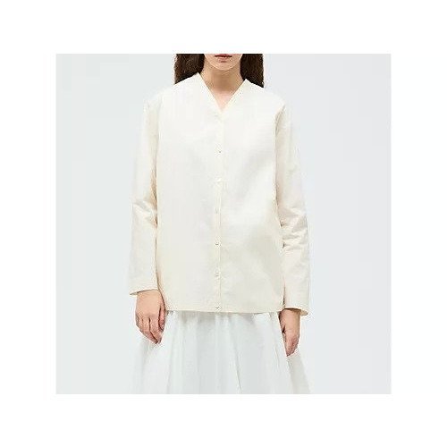 【ミズイロ インド/mizuiro ind】のシャツカーディガン インテリア・キッズ・メンズ・レディースファッション・服の通販 founy(ファニー) 　ファッション　Fashion　レディースファッション　Fashion for Women　トップス・カットソー　Cut & Sew Tops　カーディガン・羽織り　Layered Style Cardigans　シャツ・ブラウス・オフィスカジュアル　Elegant Blouses & Button-Ups　カーディガン　Cardigan, Knitwear　フロント　Front, Front Design　ミリタリー　Military, Army Style　ワーク　Workwear, Utility Style　アイボリー|ID: prp329100004918677 ipo3291000000036894140