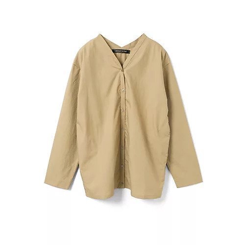【ミズイロ インド/mizuiro ind】のシャツカーディガン インテリア・キッズ・メンズ・レディースファッション・服の通販 founy(ファニー) 　ファッション　Fashion　レディースファッション　Fashion for Women　トップス・カットソー　Cut & Sew Tops　カーディガン・羽織り　Layered Style Cardigans　シャツ・ブラウス・オフィスカジュアル　Elegant Blouses & Button-Ups　カーディガン　Cardigan, Knitwear　フロント　Front, Front Design　ミリタリー　Military, Army Style　ワーク　Workwear, Utility Style　ベージュ|ID: prp329100004918677 ipo3291000000036894142