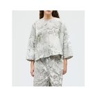 【ミズイロ インド/mizuiro ind】のマーブルプリントワイドプルオーバー グレー|ID: prp329100004918681 ipo3291000000036894176