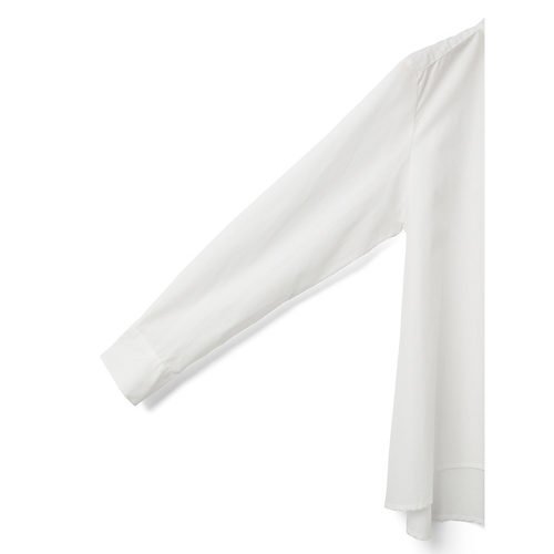 【ミディウミ/MidiUmi】のAラインバンドカラーシャツ 人気、トレンドファッション・服の通販 founy(ファニー) 　ファッション　Fashion　レディースファッション　Fashion for Women　トップス・カットソー　Cut & Sew Tops　シャツ・ブラウス・オフィスカジュアル　Elegant Blouses & Button-Ups　タイプライター　Typewriter Fabric, Crisp Cotton　ヨーク　Yoke, Yoke Design　今季　This Season, Current Season　定番　Standard, Basic Item　other-3|ID: prp329100004918682 ipo3291000000036894198