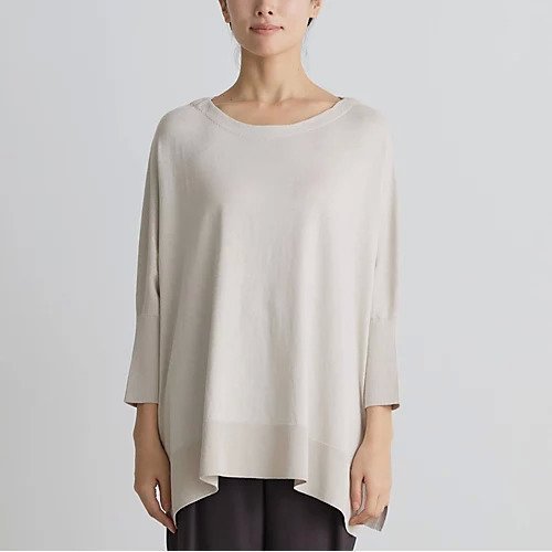 【ドレスハーセルフ/DRESS HERSELF】の【洗える】シルクコットン/セーター 人気、トレンドファッション・服の通販 founy(ファニー) 　ファッション　Fashion　レディースファッション　Fashion for Women　シルク　Silk, 100% Silk　セーター　Sweater, Knitwear　リラックス　Relax, Relaxed Fit　洗える　Machine Washable　other-2|ID: prp329100004918684 ipo3291000000036894231