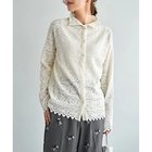 【スタイルデリ/STYLE DELI】の【LUXE】前開きふんわりレースブラウス 人気、トレンドファッション・服の通販 founy(ファニー) ファッション Fashion レディースファッション Fashion for Women トップス・カットソー Cut & Sew Tops シャツ・ブラウス・オフィスカジュアル Elegant Blouses & Button-Ups インナー Innerwear ジャケット Jacket, Outerwear スカラップ Scallop, Scalloped Edge ストレート Straight, Straight Cut スリット Slit, Slit Detail 長袖 Long Sleeve, Full Sleeve ハイネック High Neck, Mock Neck パール Pearl, Pearl Accent フロント Front, Front Design ペイズリー Paisley, Ethnic Pattern ボトルネック Bottle Neck, Mock Neck レース Lace, Lace Fabric thumbnail オフホワイト|ID: prp329100004918689 ipo3291000000036894314