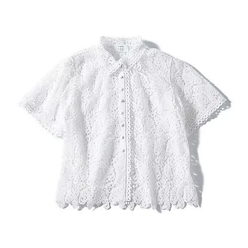 【トゥエルブクローゼット/12closet】の【石上美津江さんコラボ】【洗える】インドレースシャツ インテリア・キッズ・メンズ・レディースファッション・服の通販 founy(ファニー) 　ファッション　Fashion　レディースファッション　Fashion for Women　トップス・カットソー　Cut & Sew Tops　シャツ・ブラウス・オフィスカジュアル　Elegant Blouses & Button-Ups　インド　Indian Textile　コラボ　Collaboration, Collab　ジャケット　Jacket, Outerwear　トリミング　Trimming, Decorative Edge　パターン　Pattern, Design Print　ペイズリー　Paisley, Ethnic Pattern　レース　Lace, Lace Fabric　洗える　Machine Washable　ホワイト|ID: prp329100004918695 ipo3291000000036894376