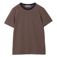 【スローン/SLOANE】の72/2コットン天竺 マイクロボーダーTシャツ 人気、トレンドファッション・服の通販 founy(ファニー) ファッション Fashion レディースファッション Fashion for Women トップス・カットソー Cut & Sew Tops シャツ・ブラウス・オフィスカジュアル Elegant Blouses & Button-Ups ロングTシャツ・Tシャツ Longline T-Shirts & Tees ギフト プレゼント Gift / Present バランス Balance, Style Balance ボーダー Border, Stripe 洗える Machine Washable |ID:prp329100004918712