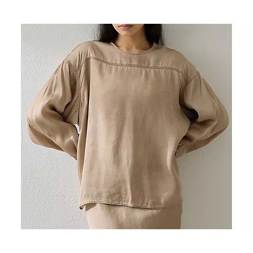 【ウィムガゼット/Whim Gazette】のピグメントクルーブラウス 人気、トレンドファッション・服の通販 founy(ファニー) 　ファッション　Fashion　レディースファッション　Fashion for Women　トップス・カットソー　Cut & Sew Tops　シャツ・ブラウス・オフィスカジュアル　Elegant Blouses & Button-Ups　ヴィンテージ　Vintage Style　キュプラ　Cupro, Eco Fabric　クール　Cool, Chic　シルク　Silk, 100% Silk　シンプル　Simple, Minimal　セットアップ　Set-Up, Coordinated Outfit　モダン　Modern, Contemporary　おすすめ　Recommended / Our Picks　2026年　2026　 other-1|ID: prp329100004918724 ipo3291000000036894875