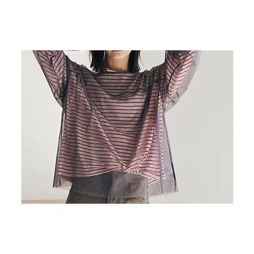 【マージュール/marjour】のSHEER MESH TOPS インテリア・キッズ・メンズ・レディースファッション・服の通販 founy(ファニー) https://founy.com/ ファッション Fashion レディースファッション Fashion for Women トップス・カットソー Cut & Sew Tops インナー Innerwear 春 Spring カットオフ Cut-Off Design キャップ Cap, Baseball Cap シアー Sheer, See-Through スウェット / スエット Sweatshirt, Sweatwear ストレッチ Stretch, Stretchy Fabric トレンド Trend, Trending Now ノースリーブ Sleeveless, No-Sleeve 長袖 Long Sleeve, Full Sleeve フリル Frill, Ruffle プリント Print, Printed Pattern ボトム Bottoms, Lower Wear ボーダー Border, Stripe メッシュ Mesh, Net Fabric 冬 Winter / This Winter おすすめ Recommended / Our Picks 夏 Summer |ID: prp329100004919664 ipo3291000000036909858