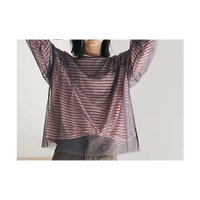 【マージュール/marjour】のSHEER MESH TOPS 人気、トレンドファッション・服の通販 founy(ファニー) ファッション Fashion レディースファッション Fashion for Women トップス・カットソー Cut & Sew Tops インナー Innerwear 春 Spring カットオフ Cut-Off Design キャップ Cap, Baseball Cap シアー Sheer, See-Through スウェット / スエット Sweatshirt, Sweatwear ストレッチ Stretch, Stretchy Fabric トレンド Trend, Trending Now ノースリーブ Sleeveless, No-Sleeve 長袖 Long Sleeve, Full Sleeve フリル Frill, Ruffle プリント Print, Printed Pattern ボトム Bottoms, Lower Wear ボーダー Border, Stripe メッシュ Mesh, Net Fabric 冬 Winter / This Winter おすすめ Recommended / Our Picks 夏 Summer |ID:prp329100004919664