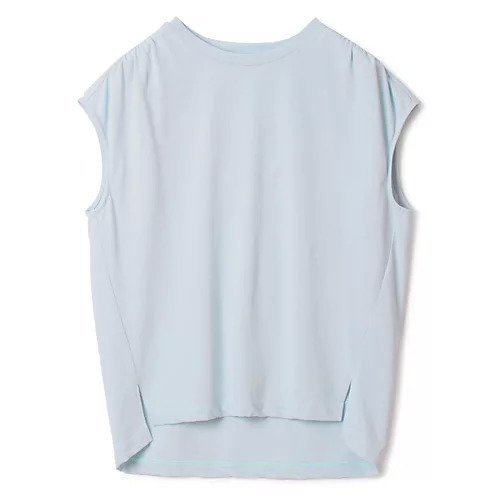 【スアデオ/suadeo】の肩ギャザーフレンチスリーブTシャツ インテリア・キッズ・メンズ・レディースファッション・服の通販 founy(ファニー) 　ファッション　Fashion　レディースファッション　Fashion for Women　トップス・カットソー　Cut & Sew Tops　シャツ・ブラウス・オフィスカジュアル　Elegant Blouses & Button-Ups　ロングTシャツ・Tシャツ　Longline T-Shirts & Tees　ヴィンテージ　Vintage Style　洗える　Machine Washable　ギャザー　Gathered, Ruffled　ビンテージ　Vintage, Retro Style　サックスブルー|ID: prp329100004919673 ipo3291000000036909929